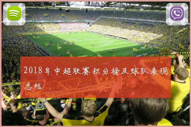 2018年中超联赛积分榜及球队表现总结